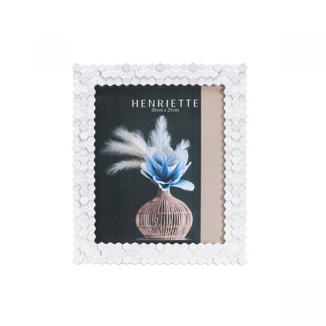 Henriette – Cornice Esagoni Bianca