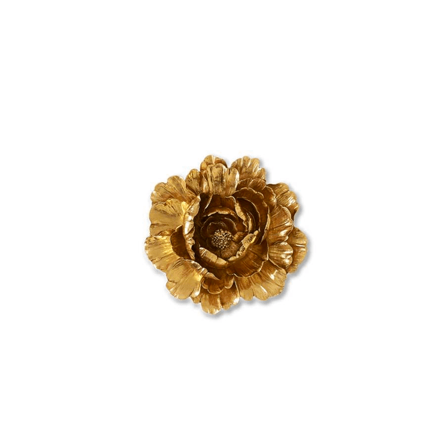 Henriette – Decorazione Muro Oro Peonia