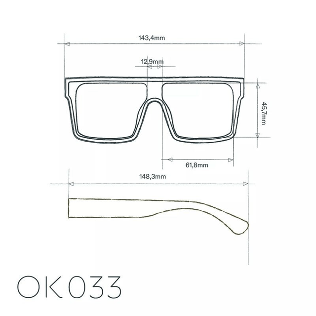 Okkia - Occhiali da Sole Mod. TOKYO O/W