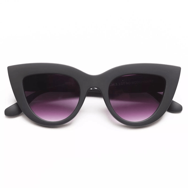 Okkia - Occhiali da Sole Mod. CLAUDIA Big Cat Eye B/K