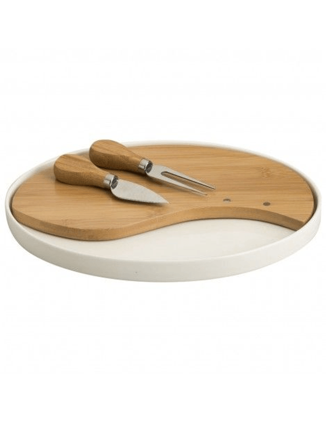 Brandani - Tagliere Porcellana & Bamboo