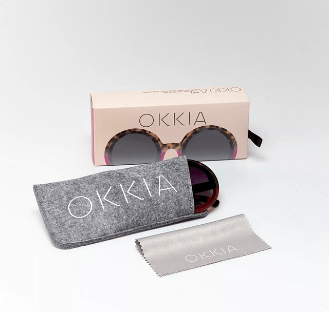Okkia - Occhiali da Sole Mod. MONICA Round H/P