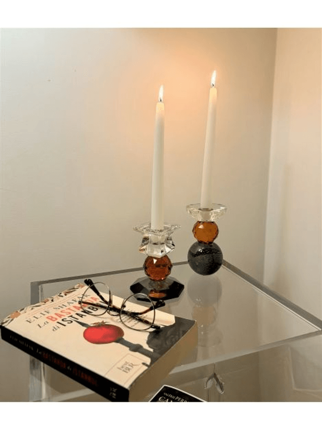 Magnifique Maison -  Candeliere Cristallo Trilogy Giallo