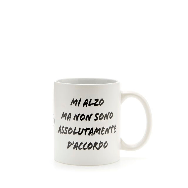 PiùForty - Mug Bianca Mi Alzo Ma...