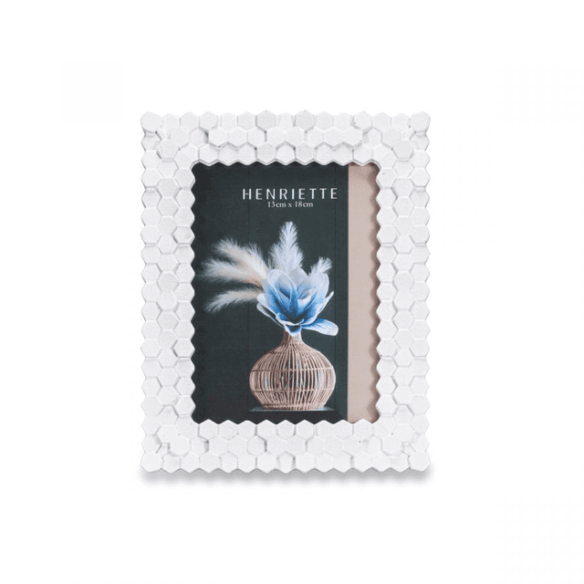 Henriette – Cornice Esagoni Bianca