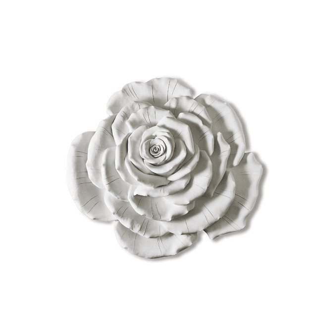 Henriette – Decorazione Muro Bianca Fiore Rosa 