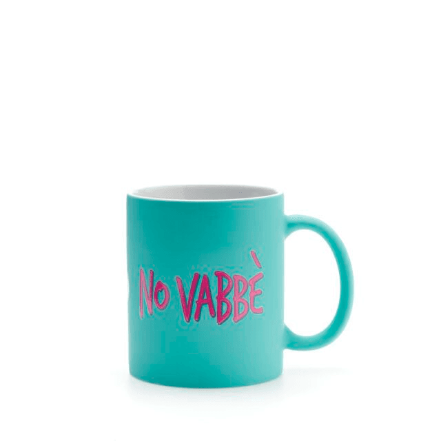 PiùForty - Mug Celeste Mat. No Vabbè