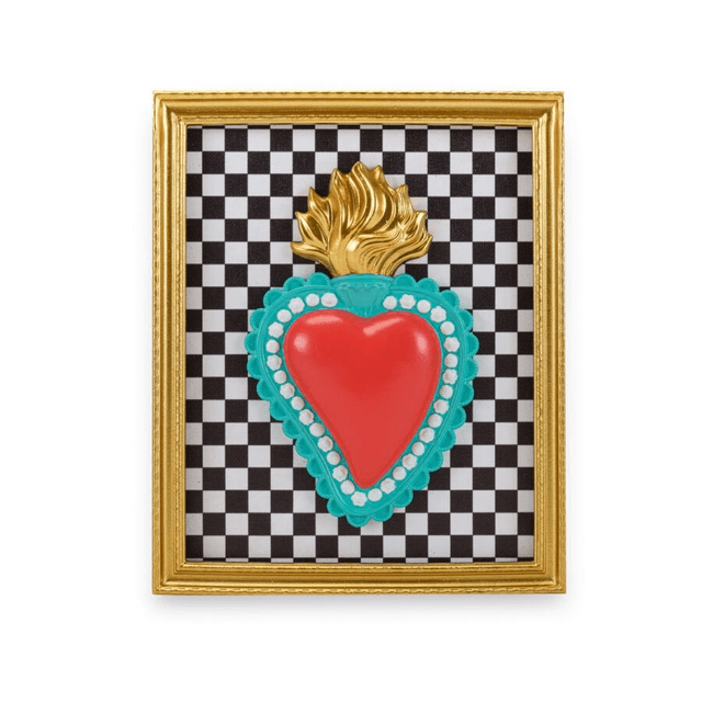 Henriette – Cornice Rettangolare Ton Coeur Rosso 22x18cm