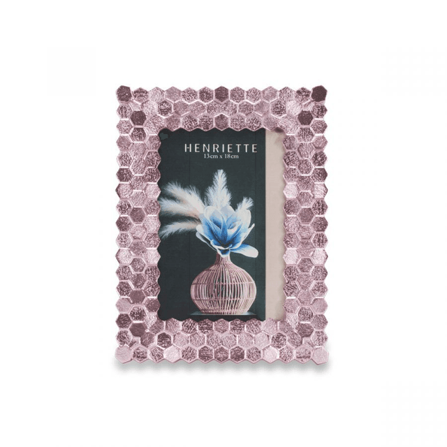 Henriette – Cornice Esagoni Rosè