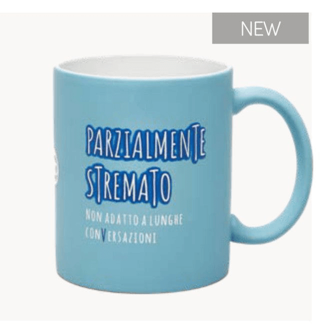 PiùForty - Mug Polvere Mat. Parzialmente Stremato...