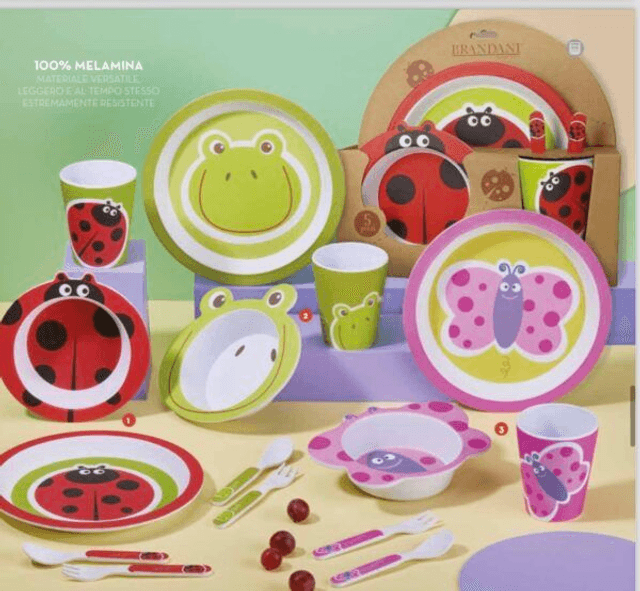 Brandani - Set Pappa Baby 5 Pezzi Ranocchio