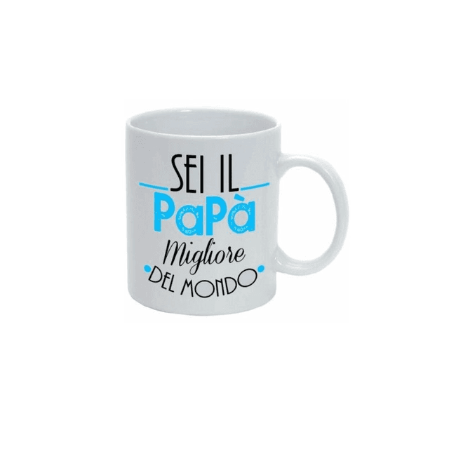 PiùForty - Mug Bianca Sei Il Papà...