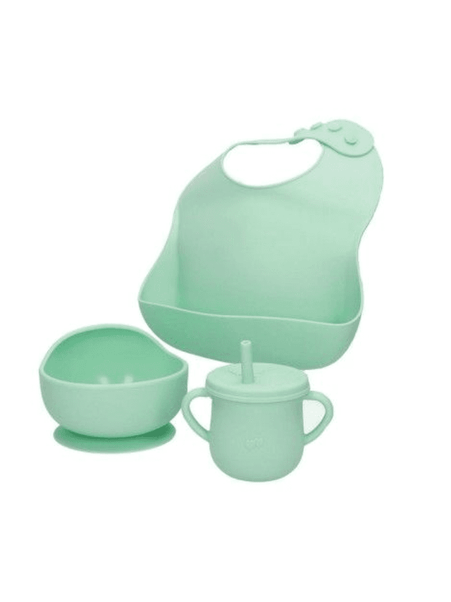 Brandani - Set Pappa Svezzamento Gnam 4 pz Silicone