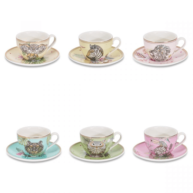 Henriette – Set 6 Tazze Caffè C/P