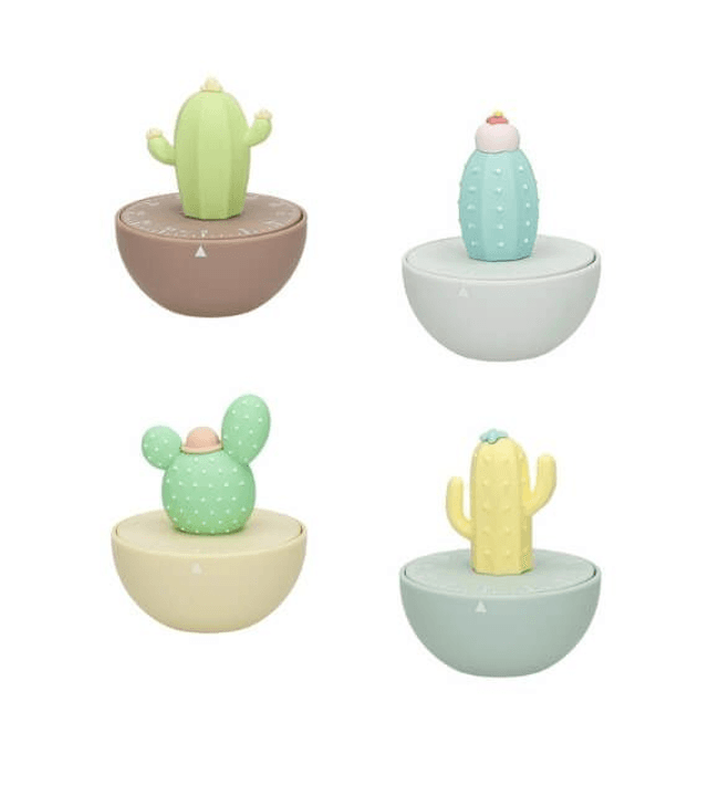 Brandani - Timer Cactus Colori Assortiti